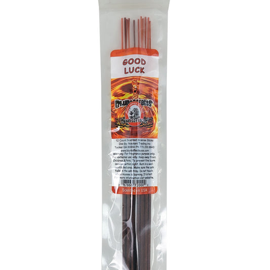 10.5" BluntEffects Incense Fragrance Wands, 12-Pack Good Luck Scent