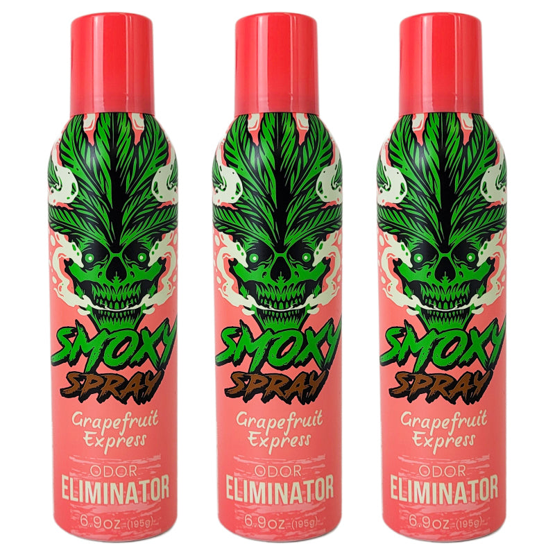 Grapefruit Express Scent, Smoxy 6.9oz Aerosol Odor Eliminator Sprays