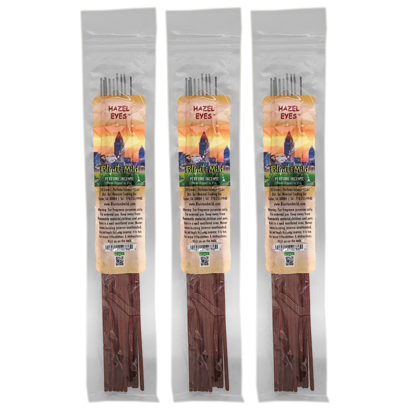 Hazel Eyes 10.5" Blunt & Mild Incense, 20g Pack