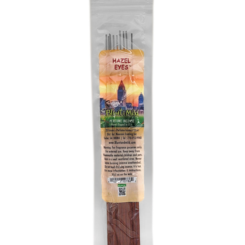 Hazel Eyes 10.5" Blunt & Mild Incense, 20g Pack