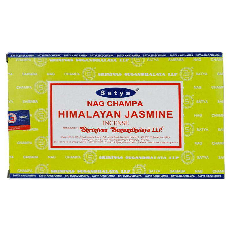 Satya Himalayan Jasmine Scent Incense Sticks, 15g Pack