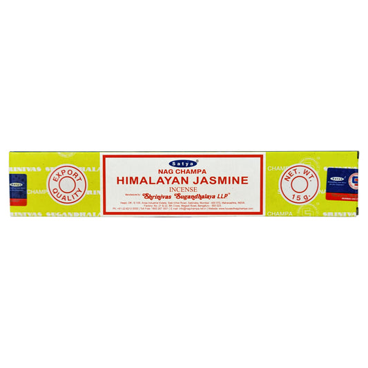 Satya Himalayan Jasmine Scent Incense Sticks, 15g Pack