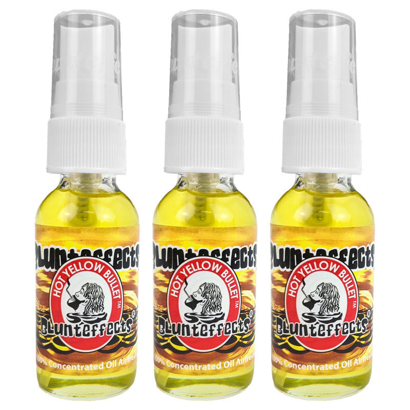 BluntEffects Air Freshener Spray, 1OZ Hot Yellow Bullet Scent
