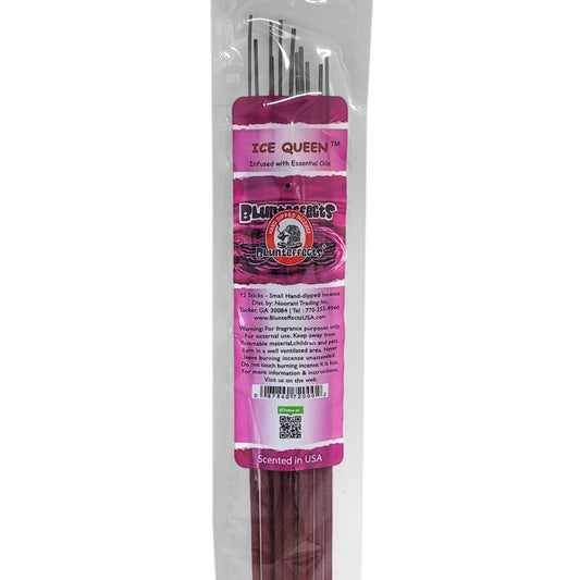 10.5" BluntEffects Incense Fragrance Wands, 12-Pack Ice Queen