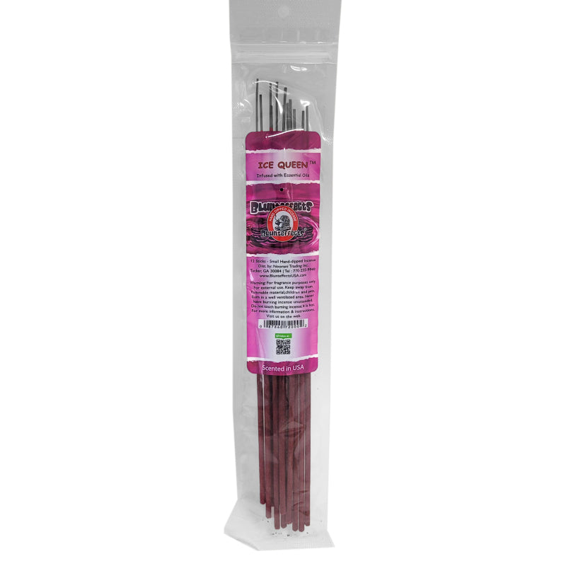 10.5" BluntEffects Incense Fragrance Wands, 12-Pack Ice Queen