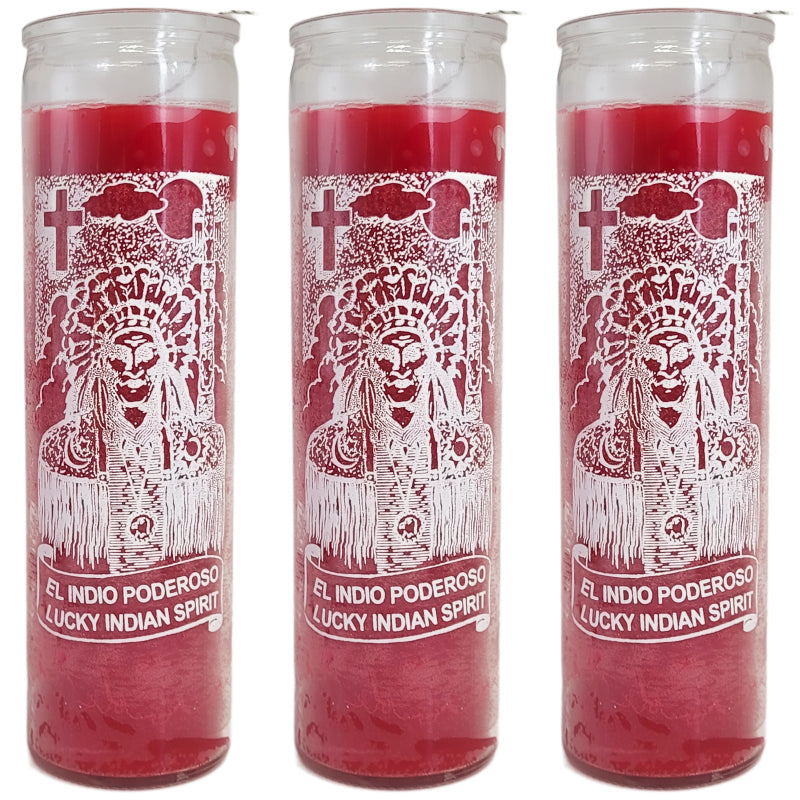 7 Day Candle, Indian Spirit (Red)
