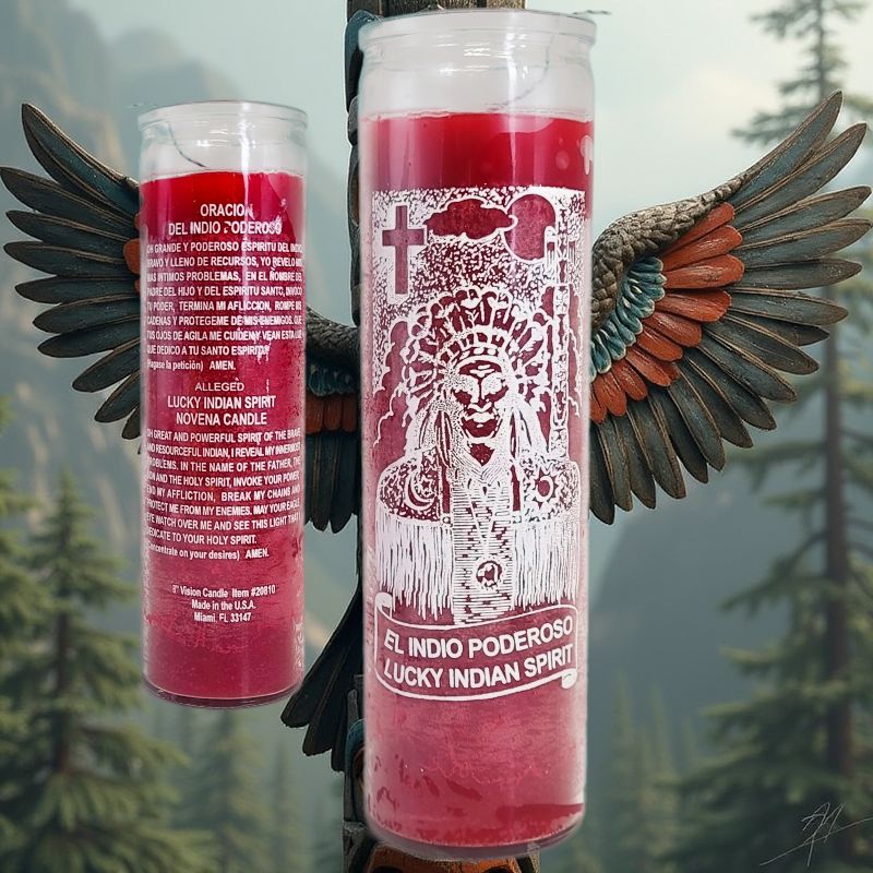 7 Day Candle, Indian Spirit (Red)
