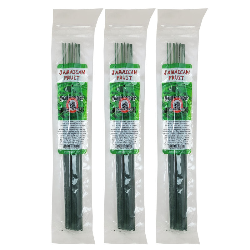 10.5" BluntEffects Incense Fragrance Wands, 12-Pack Jamaican Fruit Scent