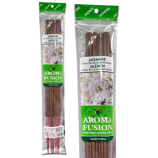Jasmine Scent Aroma Fusion 19" Jumbo Incense, 10-Stick Pack