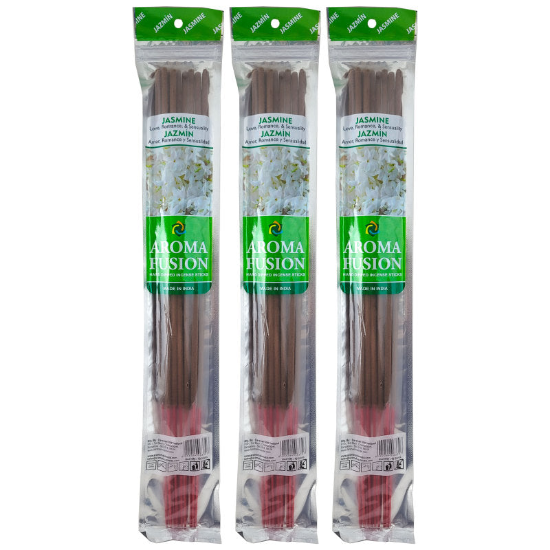 Jasmine Scent Aroma Fusion 19" Jumbo Incense, 10-Stick Pack