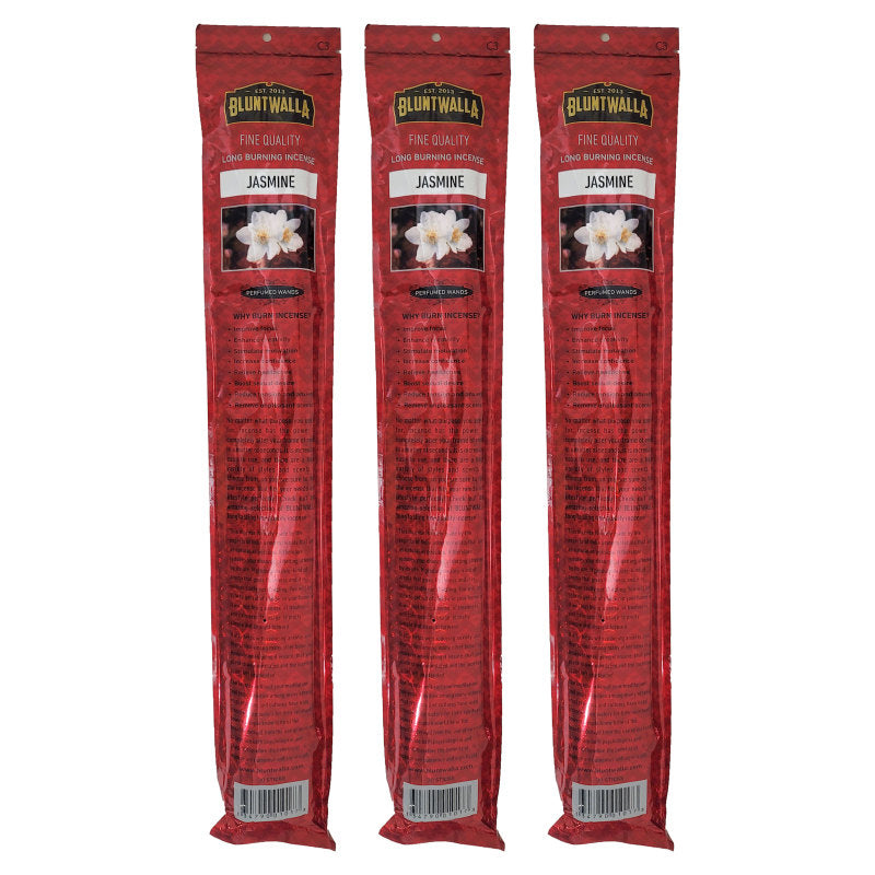 19" Jumbo Bluntwalla Jasmine Scent Incense Pack