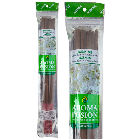 Jasmine Scent Aroma Fusion 19" Jumbo Incense, 10-Stick Pack