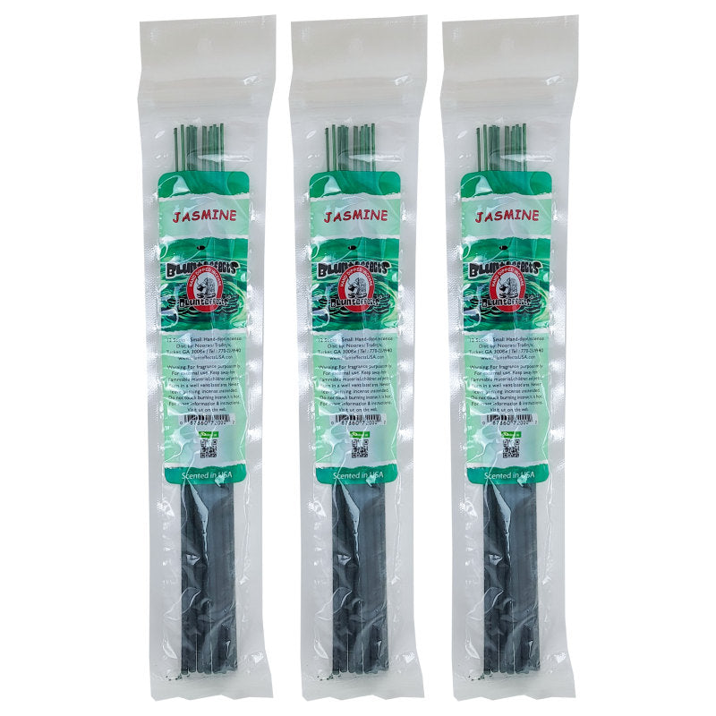 10.5" BluntEffects Incense Fragrance Wands, 12-Pack Jasmine Scent