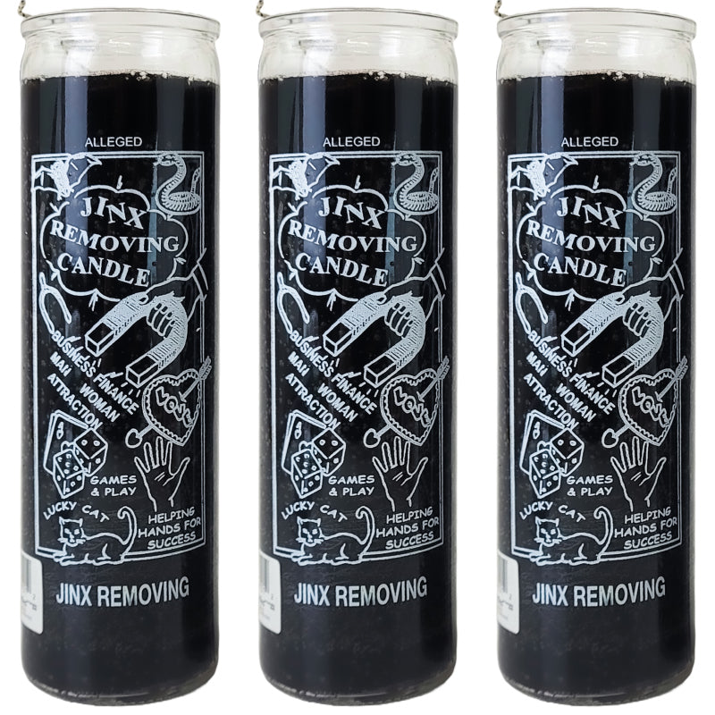 7 Day Candle, Jinx Removing (Black)