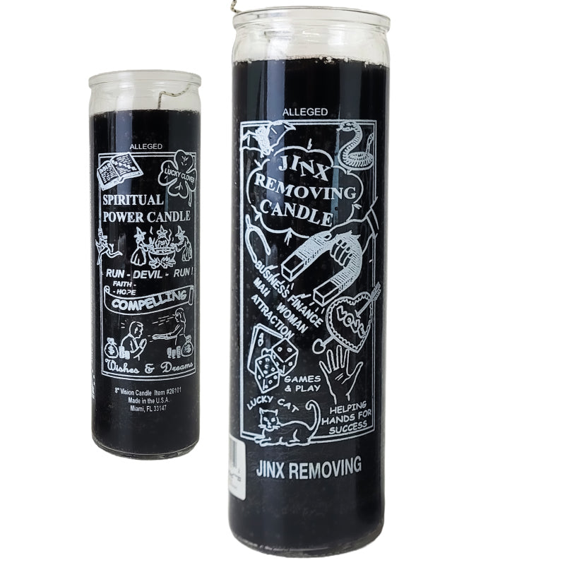7 Day Candle, Jinx Removing (Black)