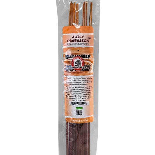 10.5" BluntEffects Incense Fragrance Wands, 12-Pack Juicy Obsession
