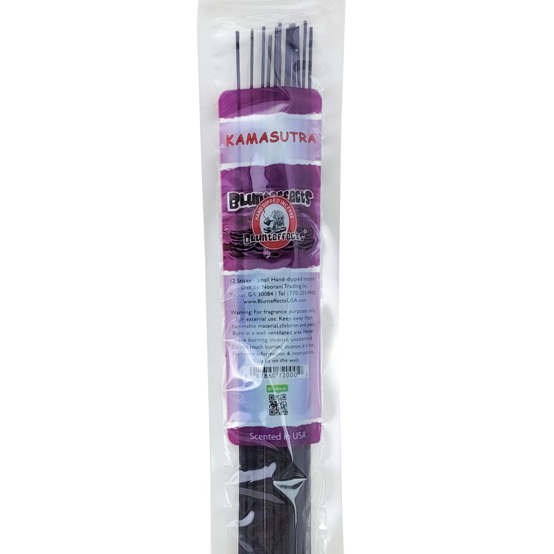10.5" BluntEffects Incense Fragrance Wands, 12-Pack Kama Sutra