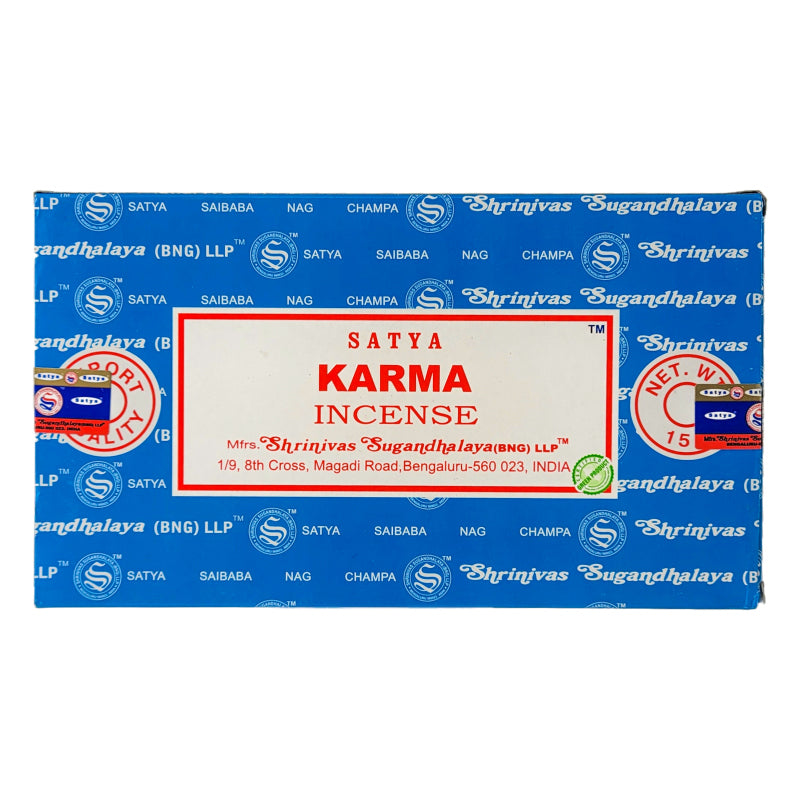 Karma Scent Incense Sticks by Satya BNG, 15g Packs