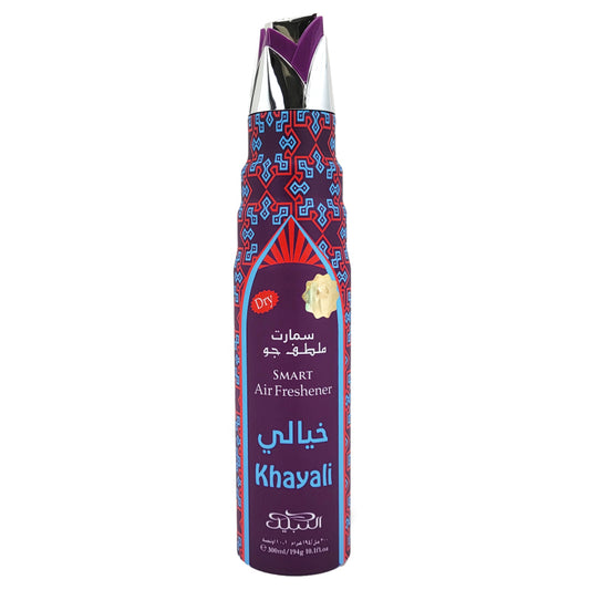 Khayali Scent Dry Aerosol Air Freshener Spray, 300ml, by Nabeel