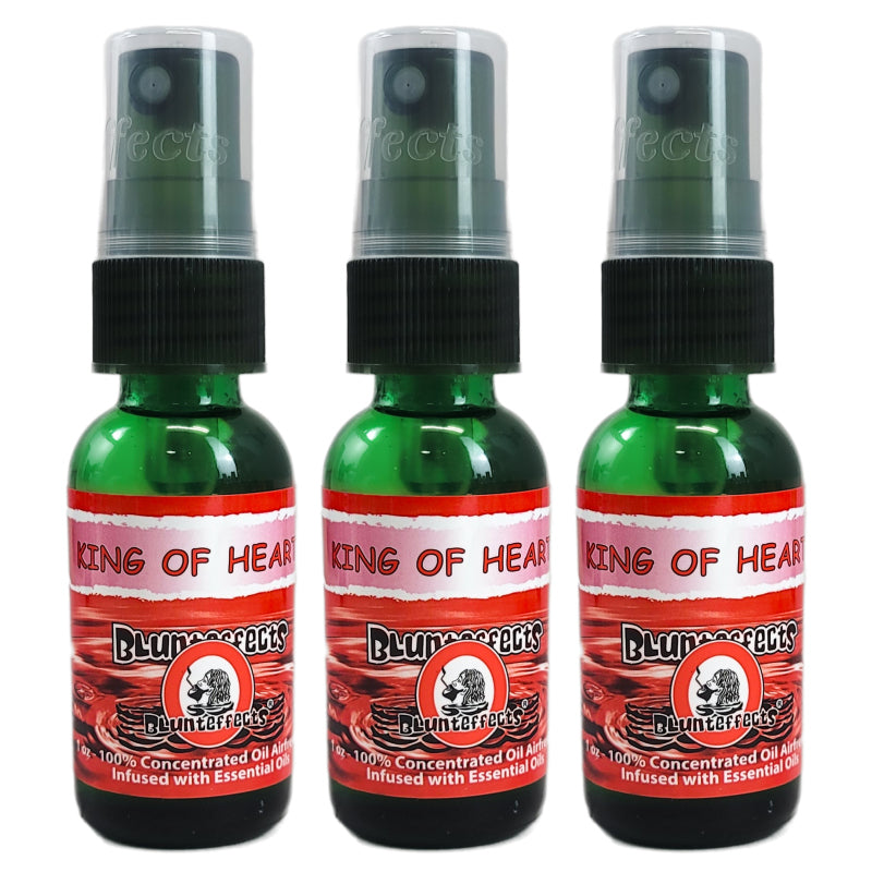 BluntEffects Air Freshener Spray, 1OZ King of Hearts