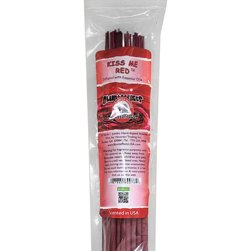 Kiss Me Red Scent, 19" BluntEffects Jumbo Incense