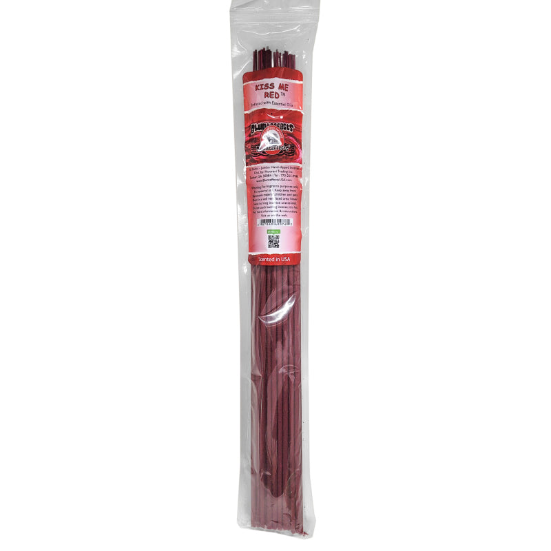 Kiss Me Red Scent, 19" BluntEffects Jumbo Incense
