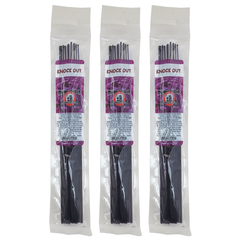 10.5" BluntEffects Incense Fragrance Wands, 12-Pack Knock Out Scent