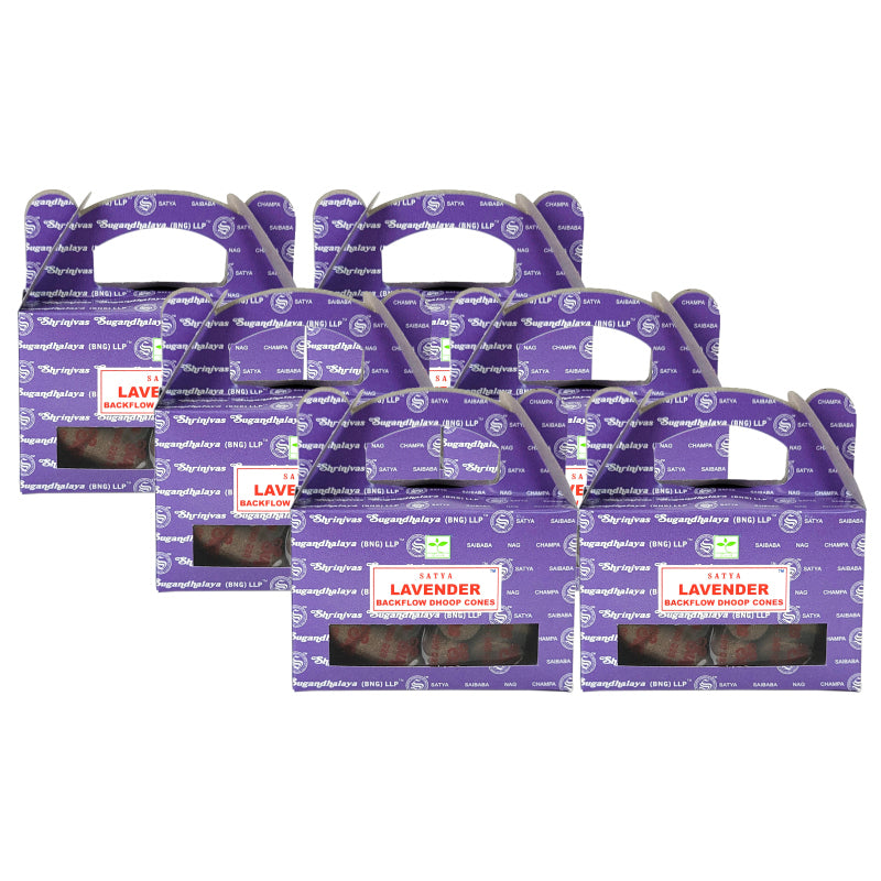 Satya BNG Lavender Backflow Cones, 24ct Packs