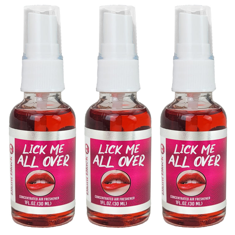 Lick Me All Over Scent Blunt Black 1OZ Air Freshener Spray