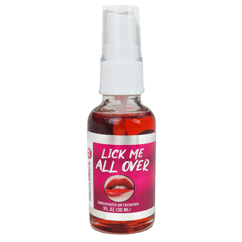 Lick Me All Over Scent Blunt Black 1OZ Air Freshener Spray
