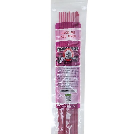 10.5" BluntEffects Incense Fragrance Wands, 12-Pack Lick Me All Over Scent