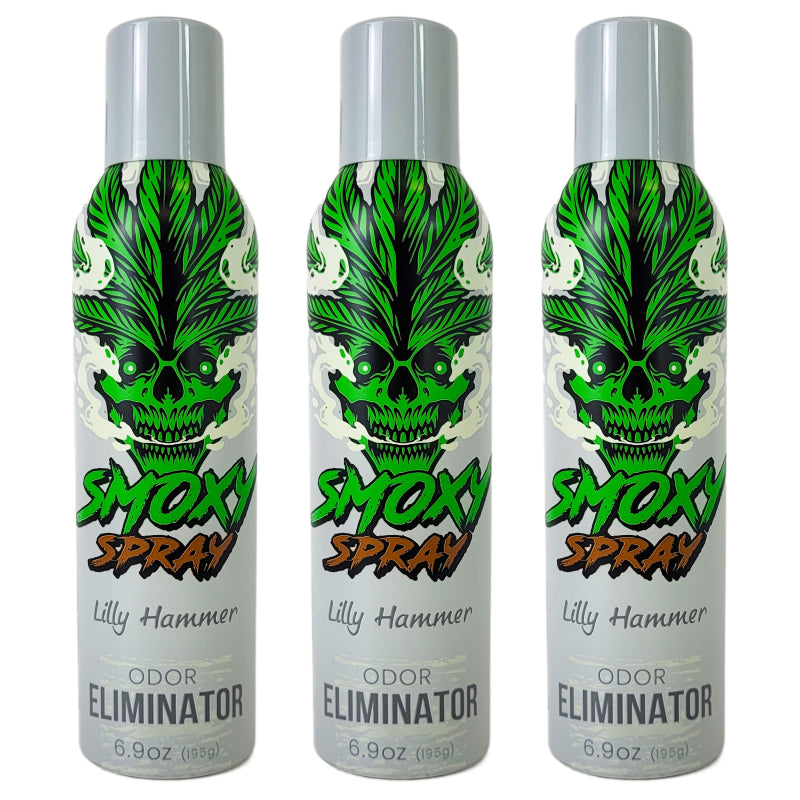 Lily Hammer Scent, Smoxy 6.9oz Aerosol Odor Eliminator Sprays