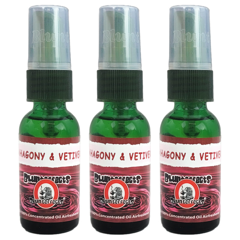 BluntEffects Air Freshener Spray, 1OZ Mahogany & Vetiver