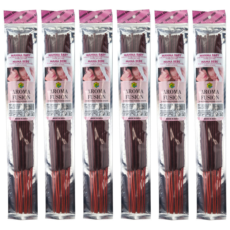 Mamma Baby Scent Aroma Fusion 19" Jumbo Incense, 10-Stick Pack