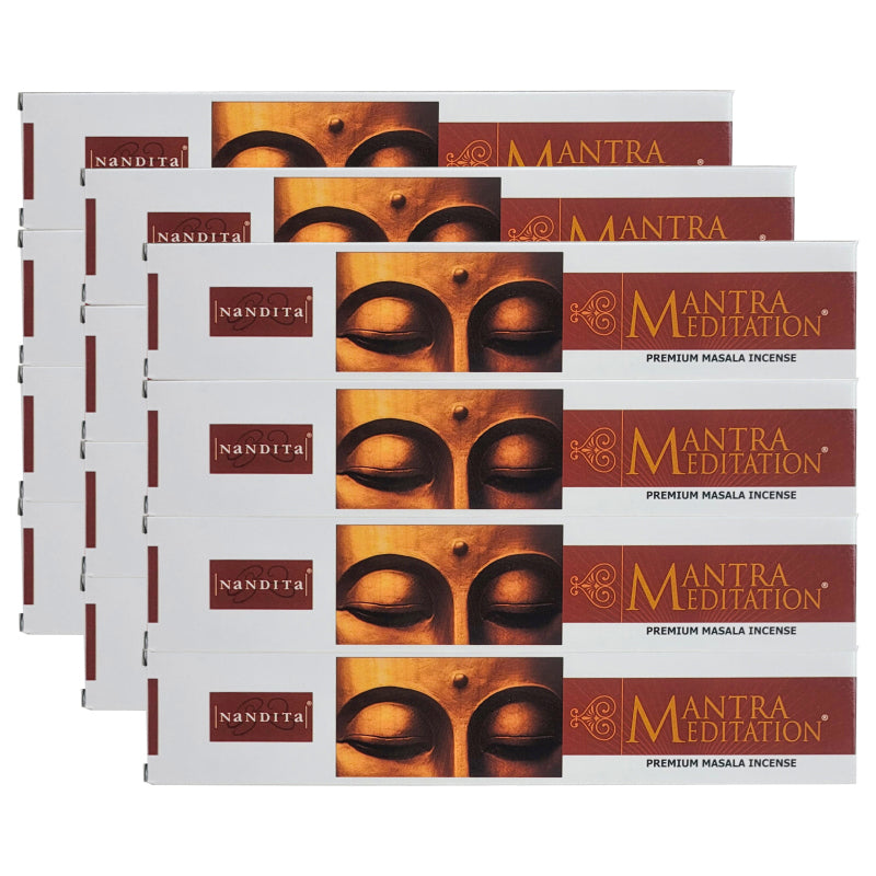 Nandita Mantra Meditation Incense Sticks, 15g Pack
