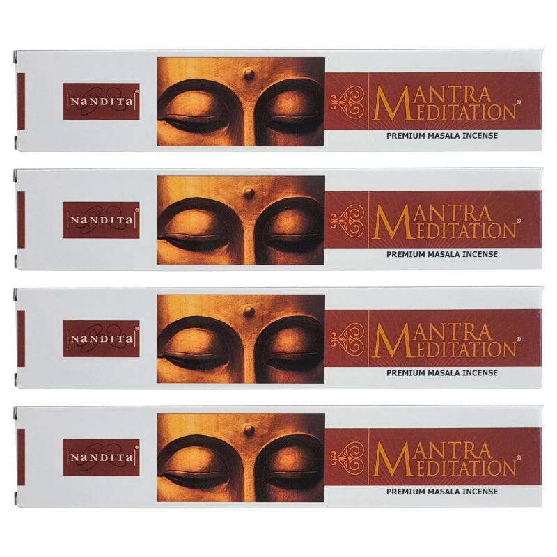 Nandita Mantra Meditation Incense Sticks, 15g Pack