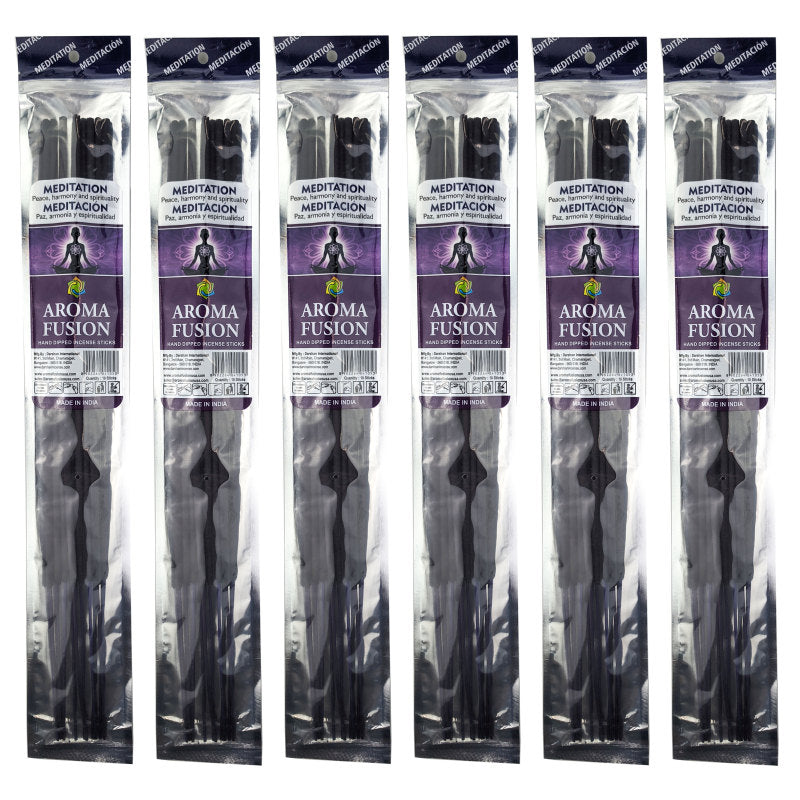 Meditation Scent Aroma Fusion 19" Jumbo Incense, 10-Stick Pack