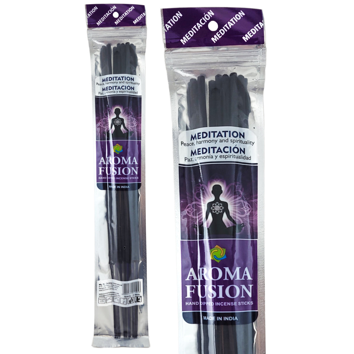 Meditation Scent Aroma Fusion 19" Jumbo Incense, 10-Stick Pack