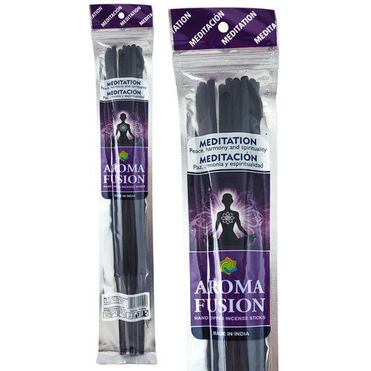 Meditation Scent Aroma Fusion 19" Jumbo Incense, 10-Stick Pack