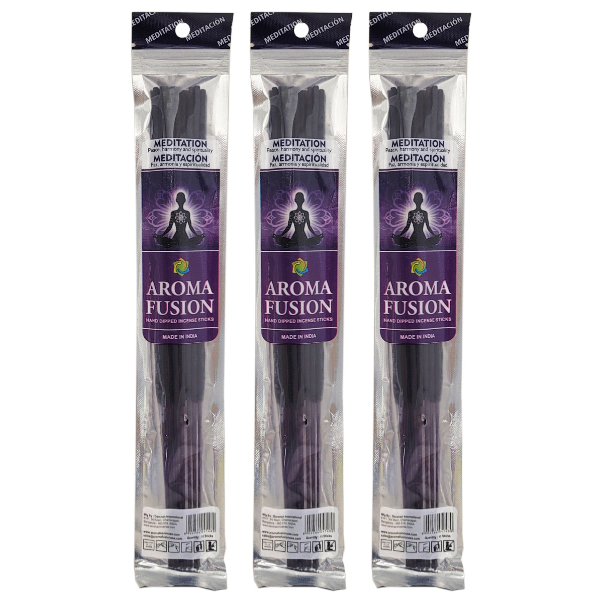 Aroma Fusion 11" Incense Sticks - Meditation Scent