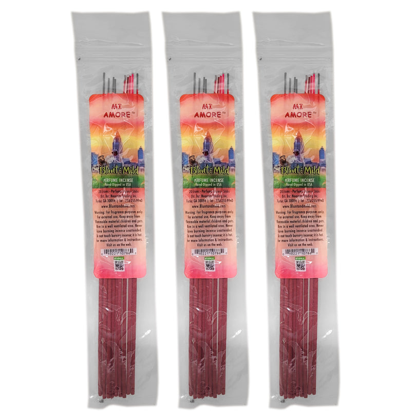 Mi Amore 10.5" Blunt & Mild Incense, 20g Pack