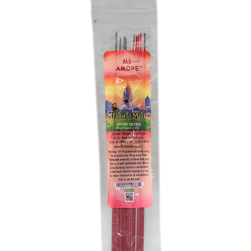 Mi Amore 10.5" Blunt & Mild Incense, 20g Pack