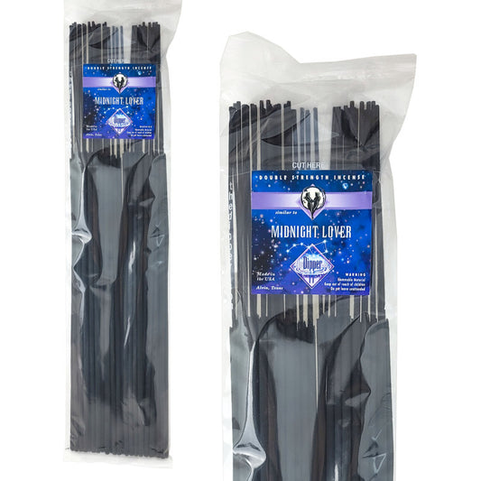 Midnight Lover Scent 19" Incense, 50-Stick Pack, by The Dipper
