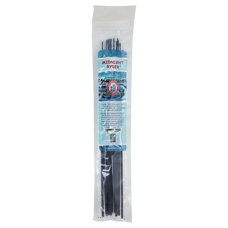 10.5" BluntEffects Incense Fragrance Wands, 12-Pack Midnight Ryder Scent