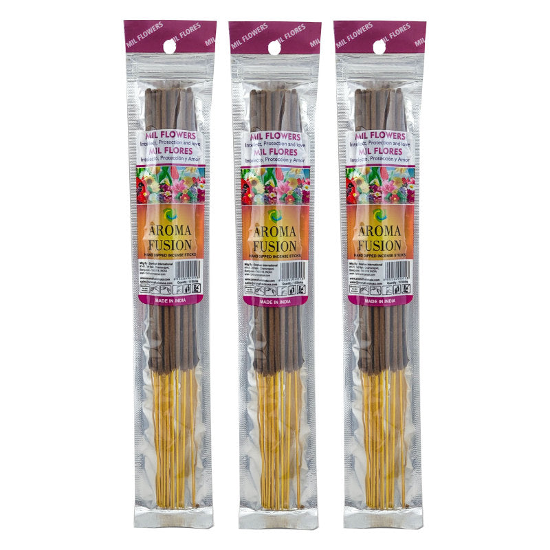 Aroma Fusion 11" Incense Sticks - Mil Flowers Scent