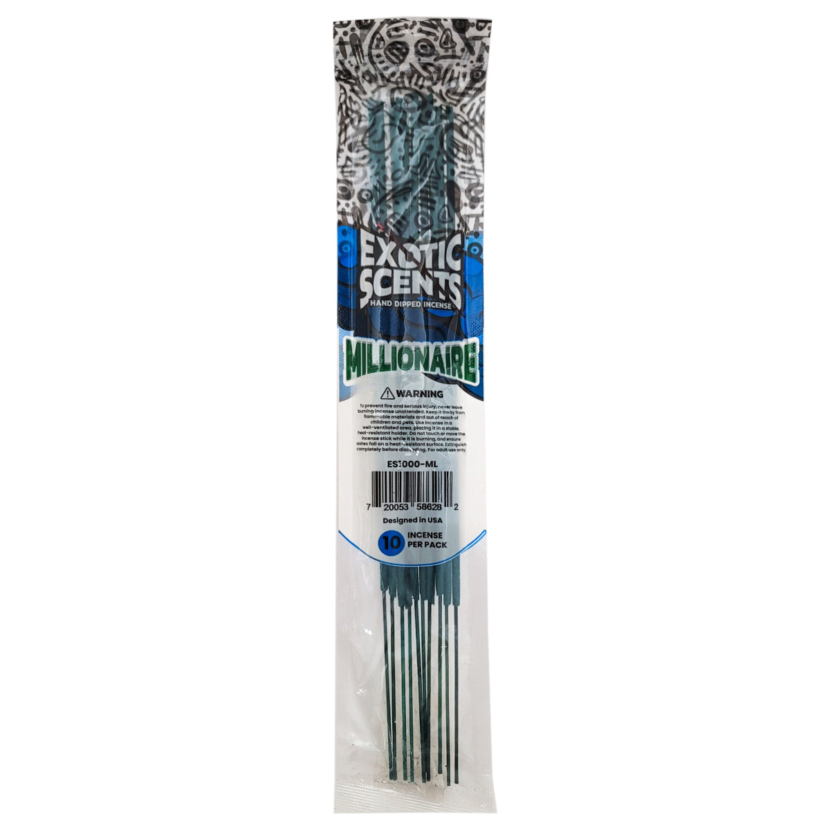 Millionaire Scent 11" Exotic Scents Incense