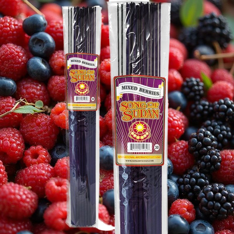 Mixed Berries Scent, Song Of Sudan 19" Jumbo Incense