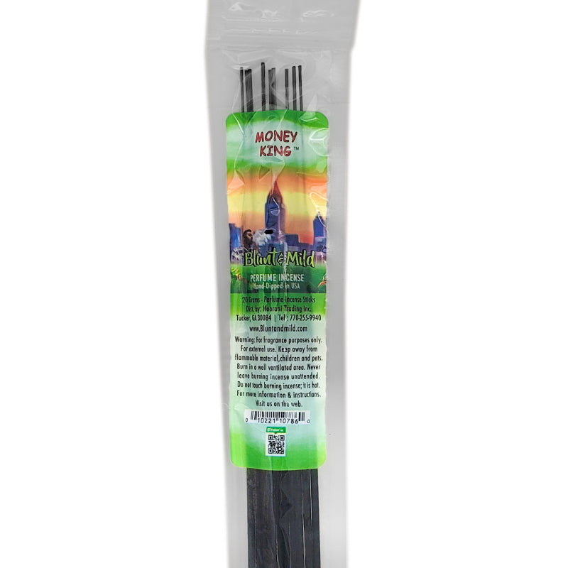Money King 10.5" Blunt & Mild Incense, 20g Pack