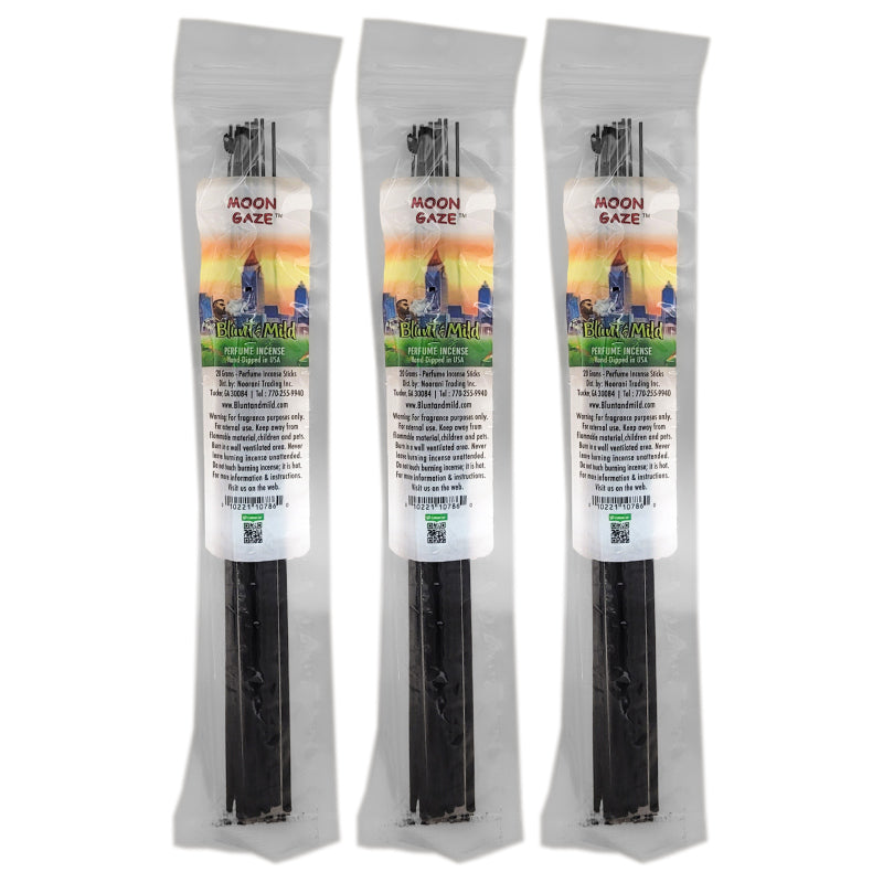 Moon Gaze 10.5" Blunt & Mild Incense, 20g Pack