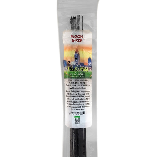 Moon Gaze 10.5" Blunt & Mild Incense, 20g Pack